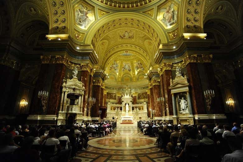 Inside St. Stephen's Basilica