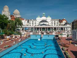 Gellert Spa, outside swimming pool