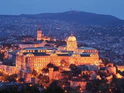 View of Buda Castle from the Citadella