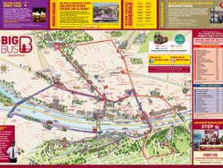 Budapest sightseeing bus route
