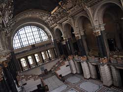 Ethnographic Museum in Budapest, inside