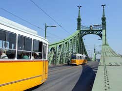 Trams in Budapest