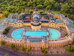 Szechenyi Baths from Above